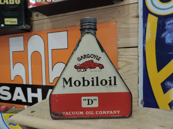 Bidon d'huile Mobiloil