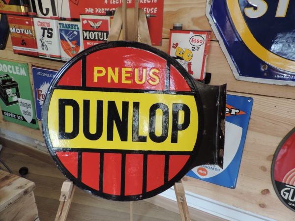Plaque &eacute;maill&eacute;e Dunlop