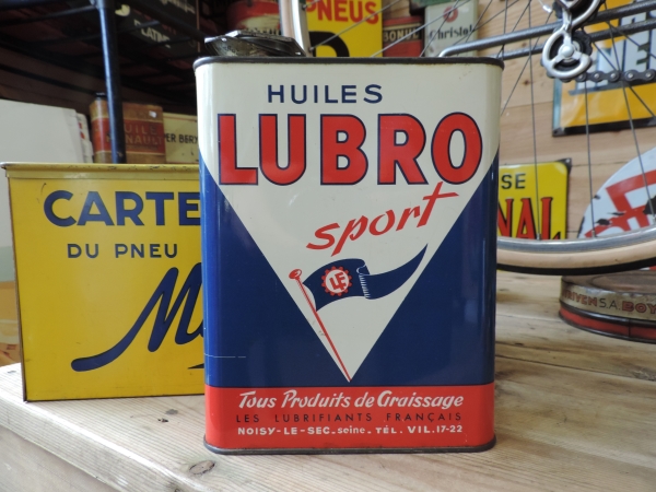 Bidon d'huile Lubro