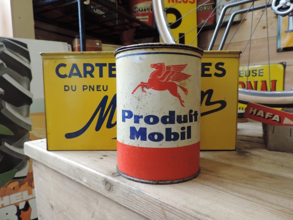 Pot de graisse Mobil