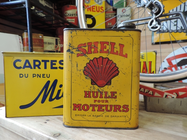 Bidon d'huile Shell