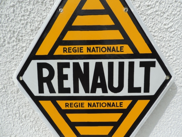 Plaque &eacute;maill&eacute;e RENAULT- DSCN1339.JPG