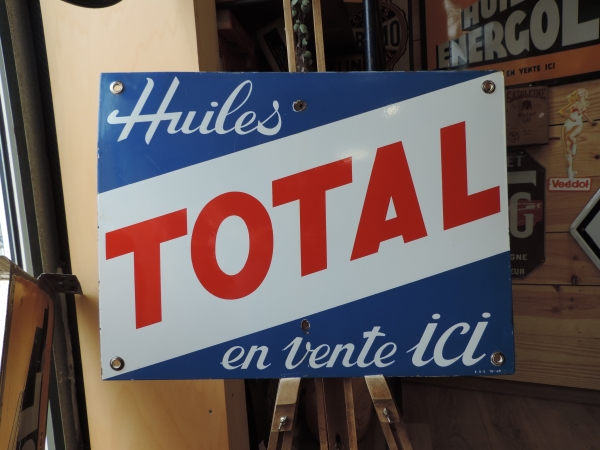 Plaque &eacute;maill&eacute;e Total