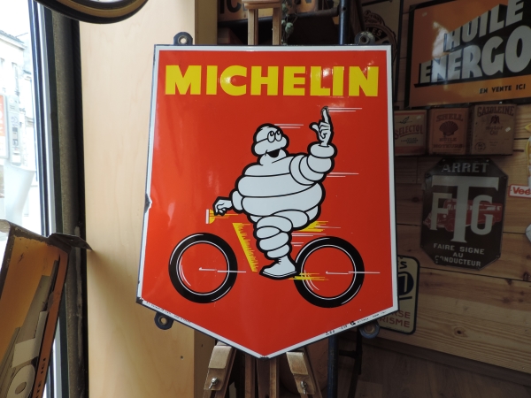Plaque &eacute;maill&eacute;e Michelin
