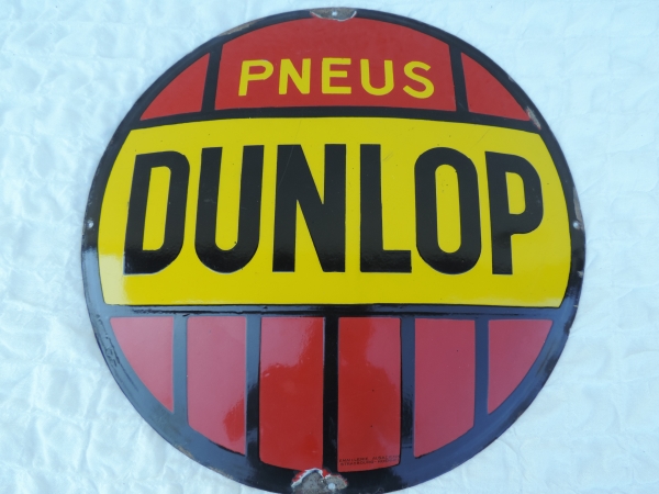 Plaque &eacute;maill&eacute;e DUNLOP- DSCN1538.JPG