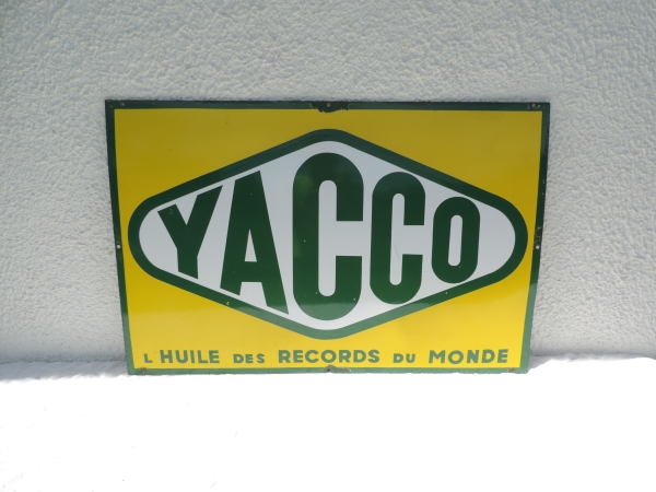 Plaque émaillée YACCO