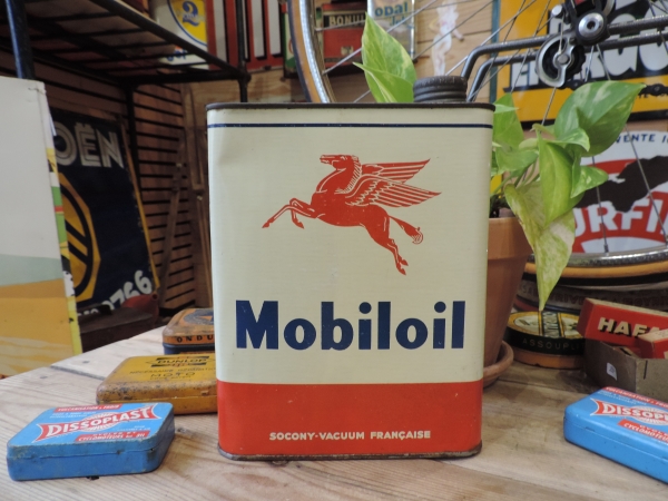 Bidon d'huile Mobiloil