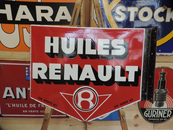 Plaque &eacute;maill&eacute;e Huiles Renault- DSCN27-01-2023-1_09.JPG