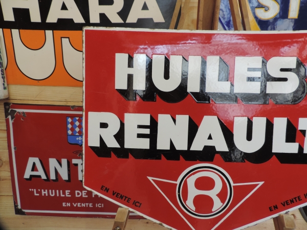 Plaque &eacute;maill&eacute;e Huiles Renault- DSCN27-01-2023-1_11.JPG