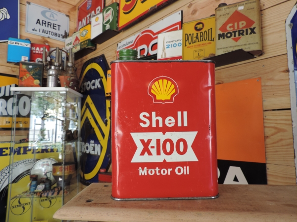 Bidon d'huile SHELL
