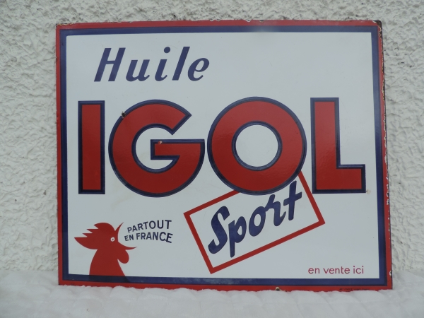 PLaque &eacute;maill&eacute;e IGOL