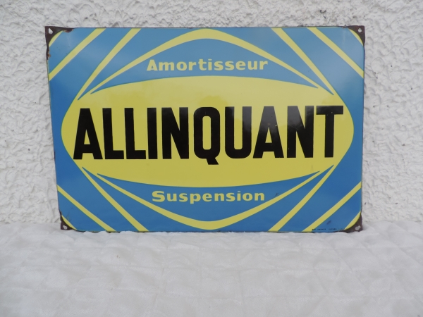 Plaque &eacute;maill&eacute;e ALLINQUANT
