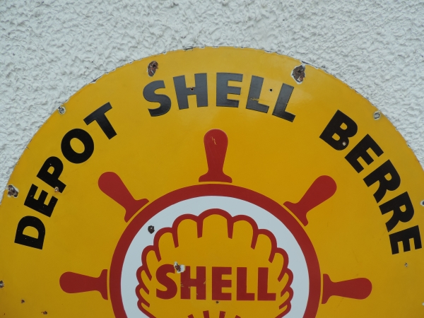 Plaque &eacute;maill&eacute;e SHELL- DSCN4911.JPG