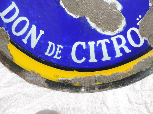 Plaque &eacute;maill&eacute;e Citro&euml;n- DSCN5198.JPG