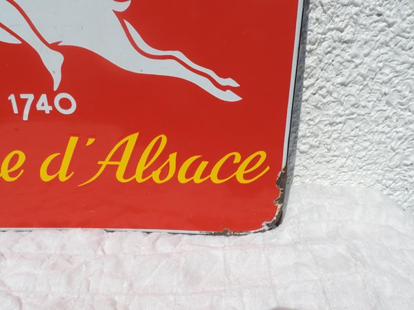 Plaque émaillée Bière d’Alsace