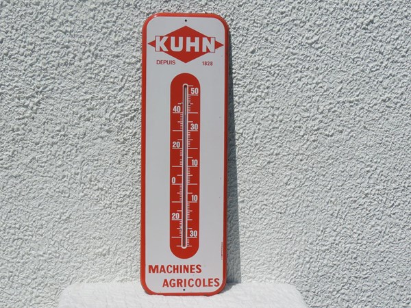 Thermomètre en tôle Kuhn