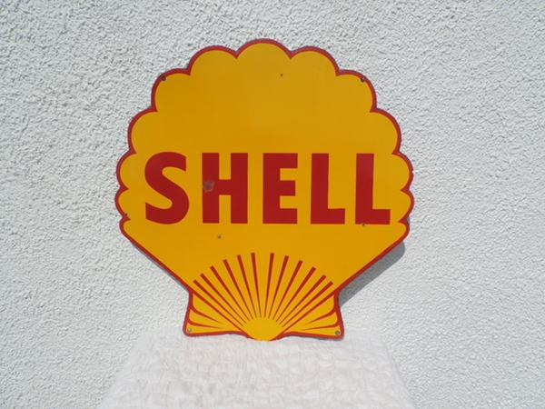 Plaque émaillée Shell