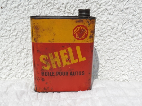 Bidon d’huile Shell
