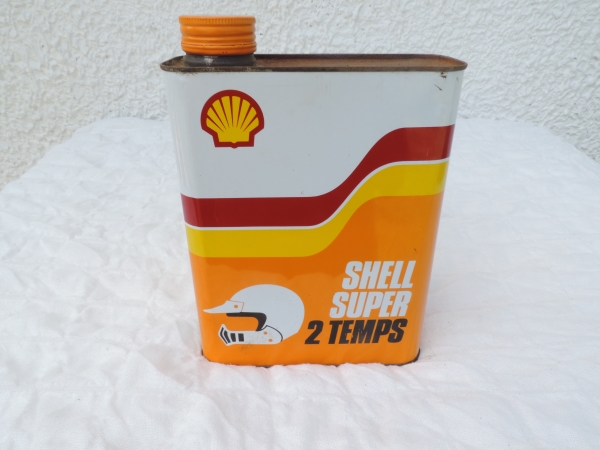 Bidon huile Shell 2 Temps plein d'origine