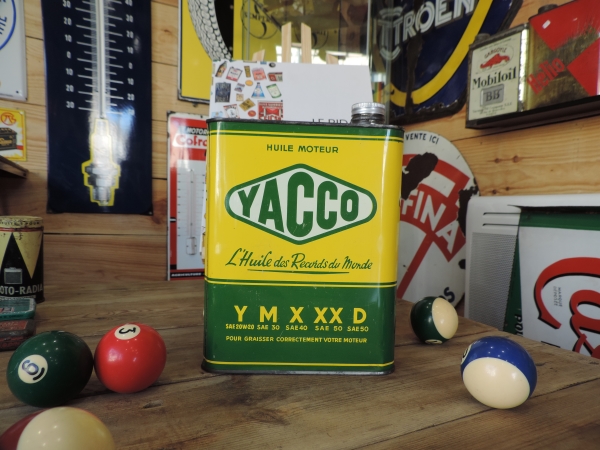 Bidon d'huile Yacco