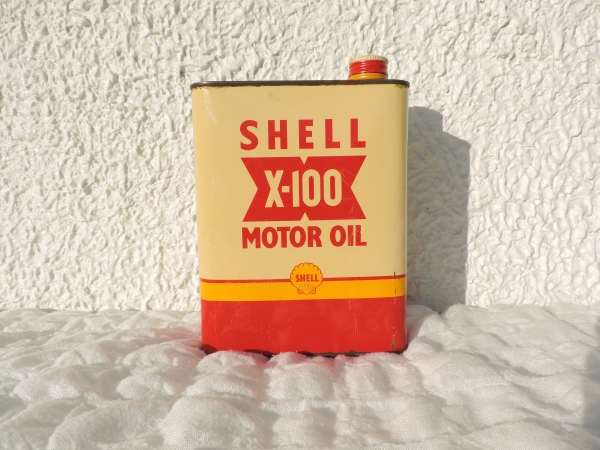 Bidon d'huile Shell