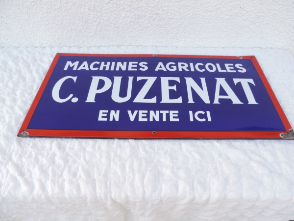 Plaque &eacute;maill&eacute;e C.Puzenat- DSCN7748.JPG