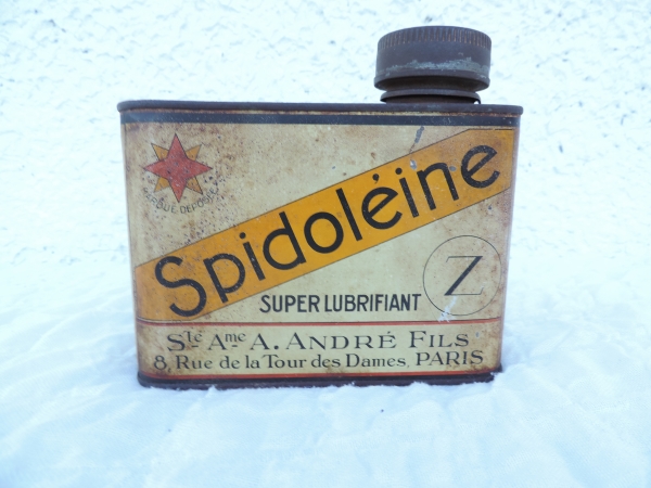 Bidon d'huile Spidoléine