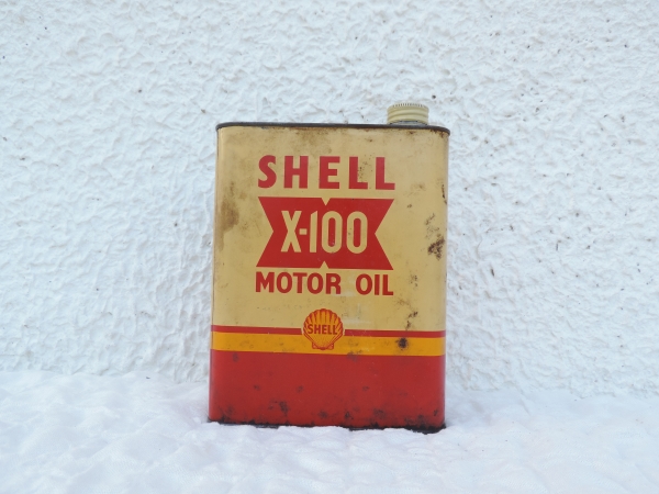 Bidon d'huile Shell