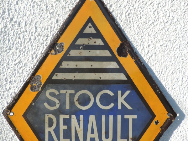 Plaque emaill&eacute;e RENAULT- DSCN9058.JPG