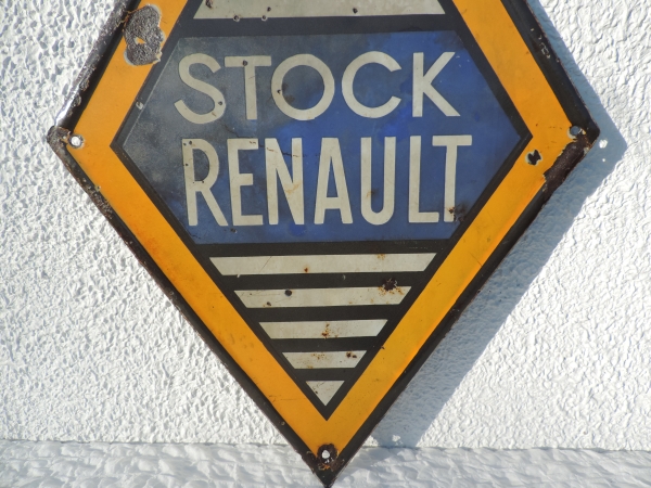 Plaque emaill&eacute;e RENAULT- DSCN9059.JPG