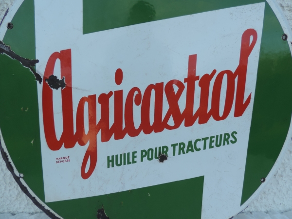 Plaque emaill&eacute;e AGRICASTROL- DSCN9306.JPG