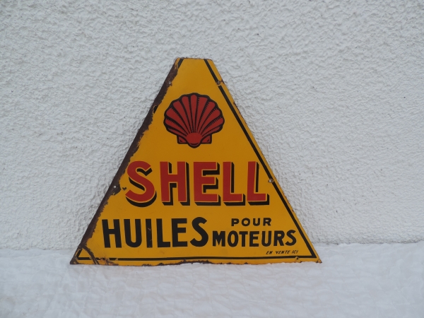 Plaque Emaill&eacute;e SHELL- DSCN9619.JPG