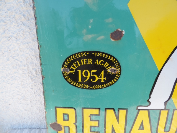 Plaque &eacute;maill&eacute;e RENAULT- abcd1140.JPG