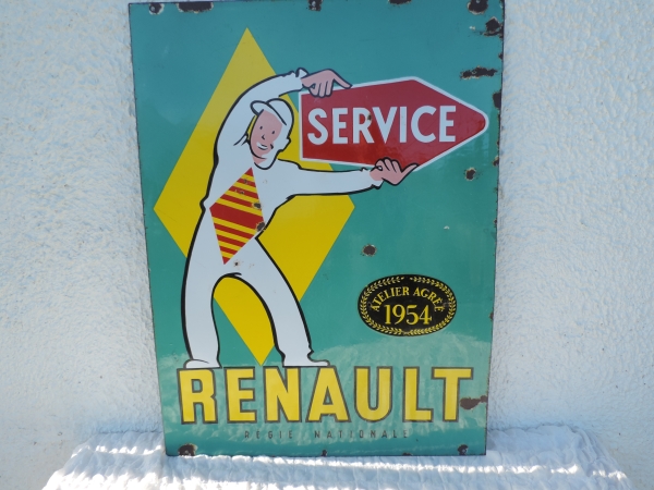 Plaque &eacute;maill&eacute;e RENAULT- abcd1143.JPG