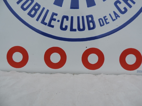 Plaque &eacute;maill&eacute;e AUTOMOBILE CLUB DE FRANCE- abcd1356.JPG
