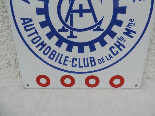 Plaque &eacute;maill&eacute;e AUTOMOBILE CLUB DE FRANCE- abcd1361.JPG