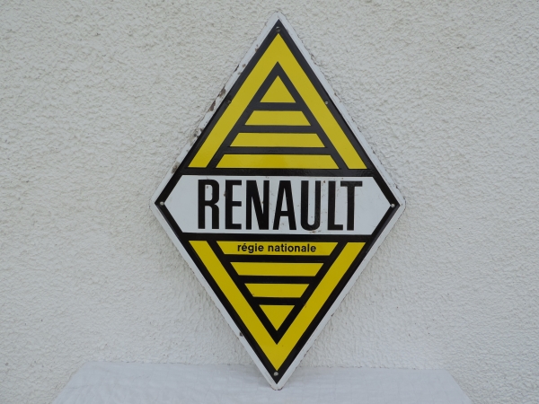 Plaque &eacute;maill&eacute;e RENAULT