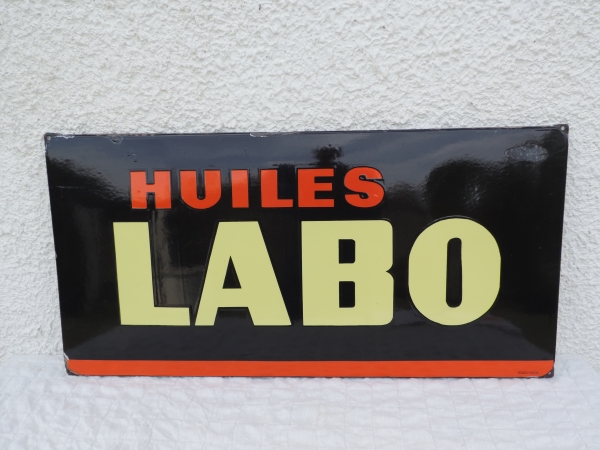 Plaque &eacute;maill&eacute;e LABO