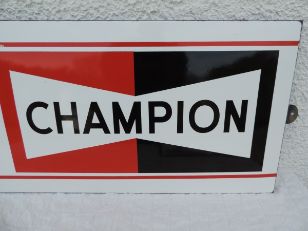 Plaque &eacute;maill&eacute;e CHAMPION- abcd2655.JPG