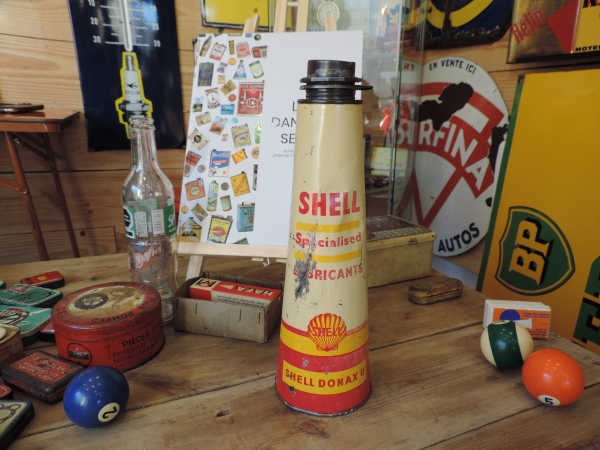 Bidon d'huile Shell