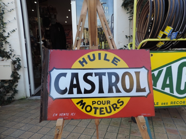 Plaque &eacute;maill&eacute;e Castrol