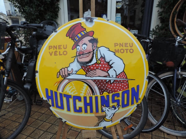 Plaque &eacute;maill&eacute;e Hutchinson