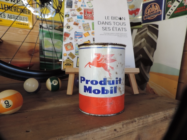 Pot de graisse Mobil