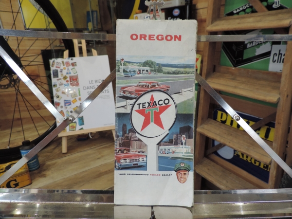 Carte routi&egrave;re Texaco