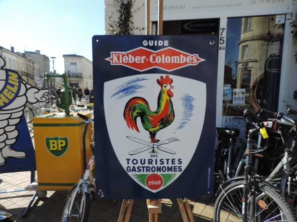 Plaque &eacute;maill&eacute;e Kleber-Colombes