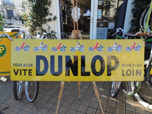 Plaque &eacute;maill&eacute;e Dunlop