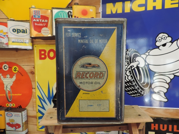 Bidon d'huile Record