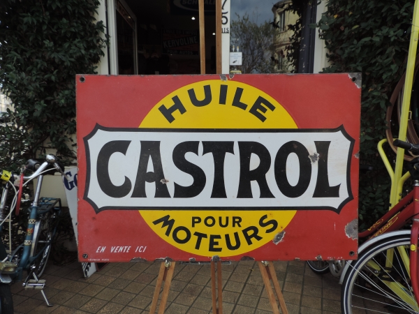 Plaque &eacute;maill&eacute;e Castrol
