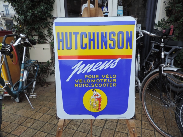 Plaque &eacute;maill&eacute;e Hutchinson