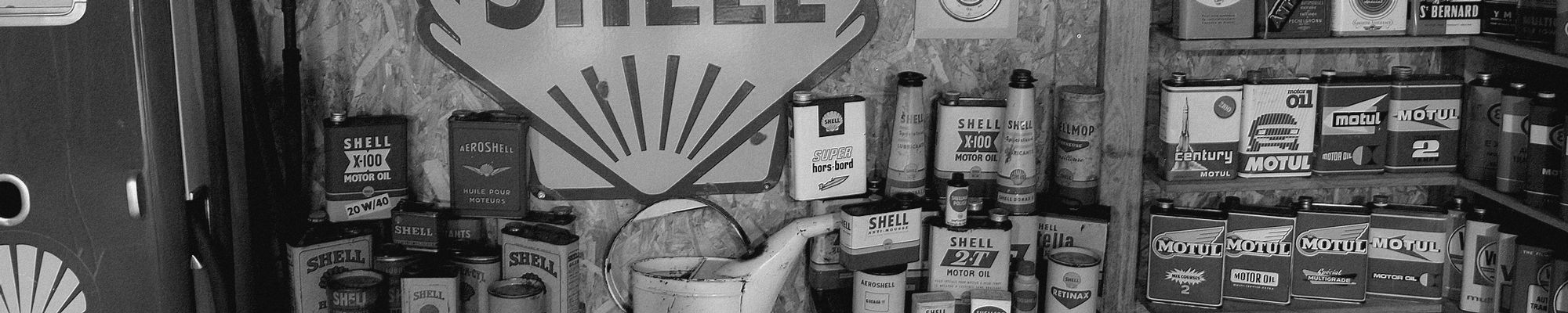 objets déco vintage marque Shell